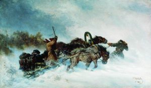 “Winter Troika” Nikolai Sverchkov (1888)